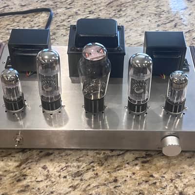 Douk Audio EL34 Hifi Stereo Tube Amplifier 2024 - Silver image 2