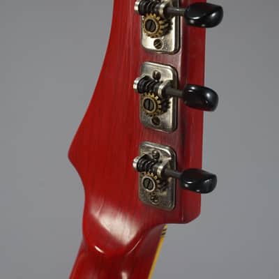 Migma Star Bass 1960s - Red semi Hollow VG cond w video image 8