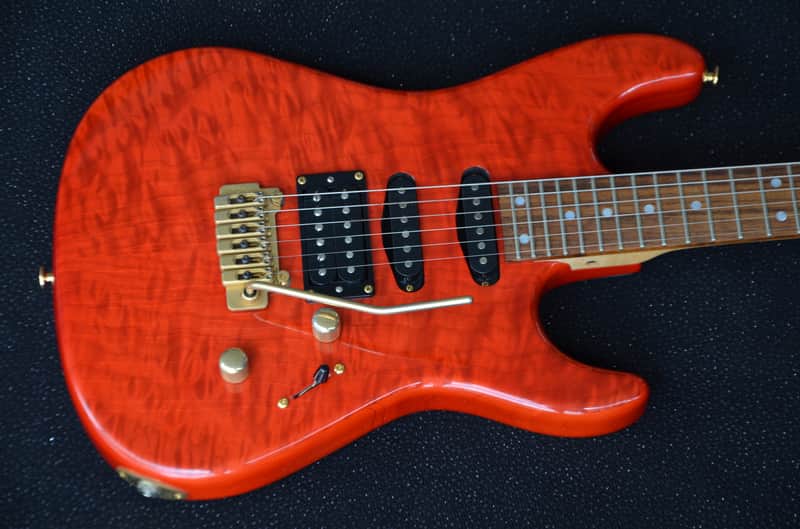 Valley Arts Guitars Custom Pro 2003*finest made in USA quality*selected tone woods:3D maple top/birdseye maple neck*US Sperzel tuners*US-made S.Duncan's/not Mexico* image 1