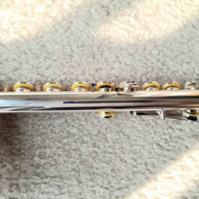 New premium flute from Simone Ginanneschi, flute maker in Italy. Open holes, pointed keys, split E. image 7