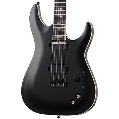 Schecter Guitar Research C-1 S HT SLS Elite "Evil Twin" Electric Guitar Regular Satin Black image 5