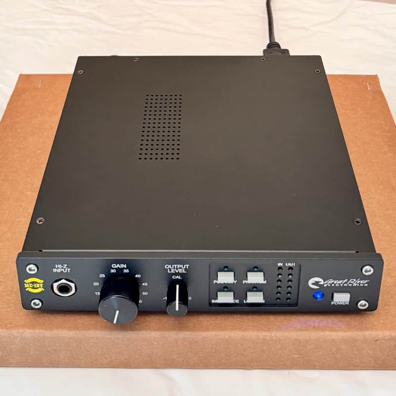 Great River Electronics ME-1NV Mic Preamp 2000s - Black image 1