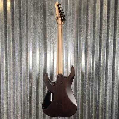 ESP LTD M-1000 Multi Scale Flame Top See Thru Black Satin Guitar M1000MSFMSTBLKS #0382 Used image 12
