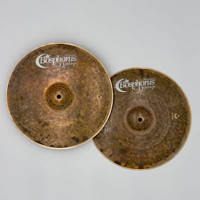 Bosphorus 14" Master Vintage Series Hi-Hat Cymbals image 2
