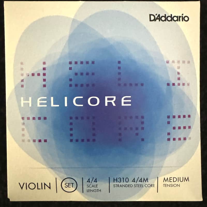 D'Addario H310 4/4M Helicore 4/4 Violin Strings - Medium Standard image 1