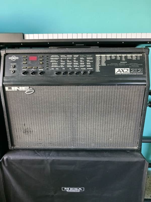 Line 6 AX2 212 100-Watt 2x12" Stereo Digital Modeling Guitar Combo 1998 - 2000 - Black image 1