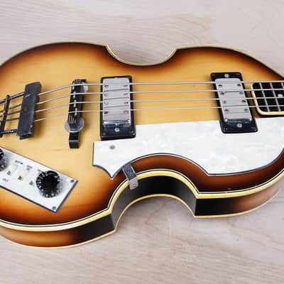 Greco VB-360 Violin Bass MIJ Vintage 1970s Sunburst Maxon Pickups 