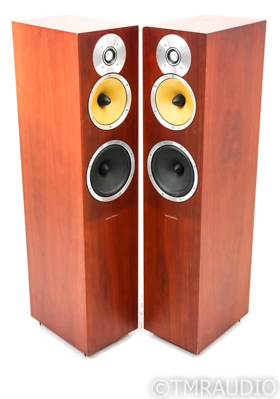 B&W CM7 Floorstanding Speakers; CM-7; Rosenut Pair | Reverb