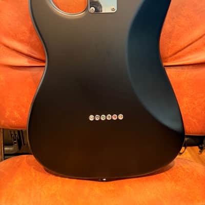 Fender Baritone Parts Guitar, Fender Baritone Neck, Warmoth body, Fralin Pickups with Reunion Blues case Parts Guitar - Black image 3