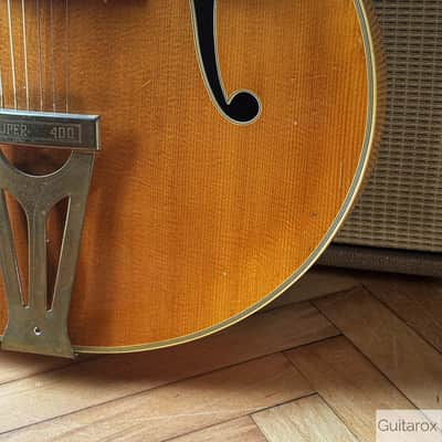 1947 Gibson Super 400 Blonde Non Cutaway image 10