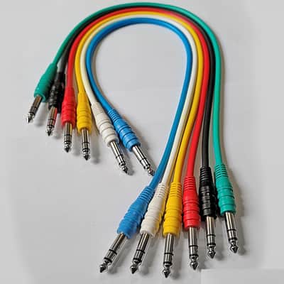 1/4" TRS to 1/4" TRS Balanced Stereo Patch Cables (6 Pack - 1ft) image 4