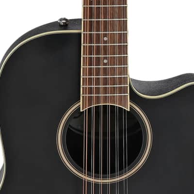 Ovation AB2412-5S Applause Standard Mid-Depth Cutaway 12-String Acoustic-Electric Guitar w/Gig Bag image 6
