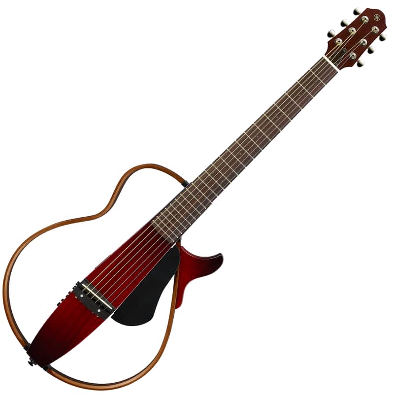 Yamaha SLG200S Silent Guitar Crimson Red Burst image 1