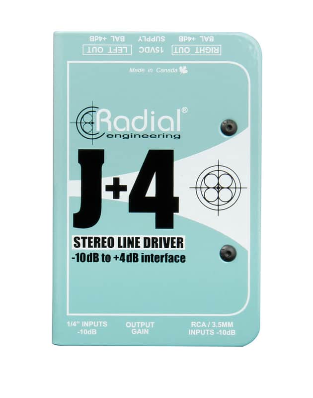 Radial Engineering J+4 Stereo Line Driver image 1