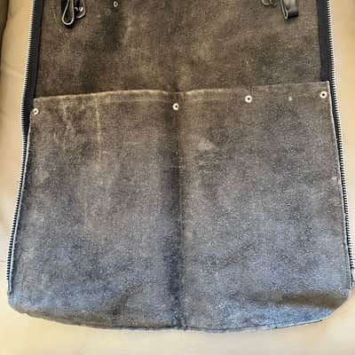 Vintage Terry Gould Leather Stick Bag Black image 5