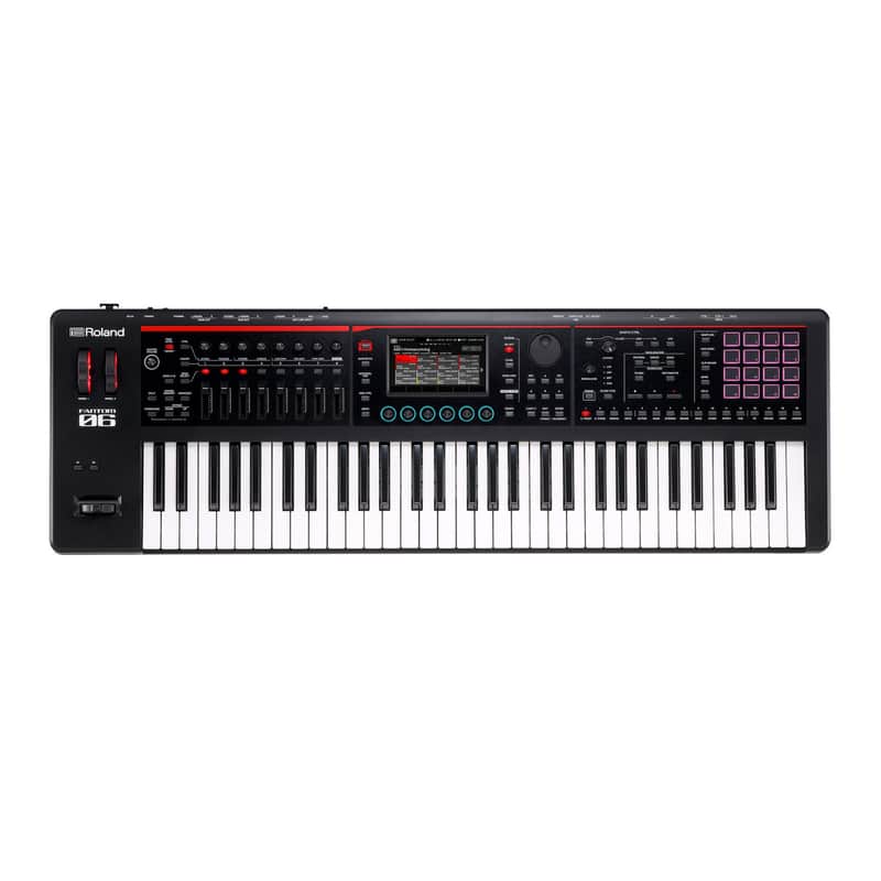 Roland 61-Note FANTOM-06 Synthesizer Keyboard With Color Touchscreen image 1