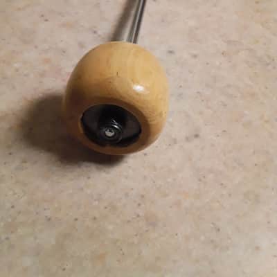 Natural Brown Color Wood Bass Drum Beater image 4