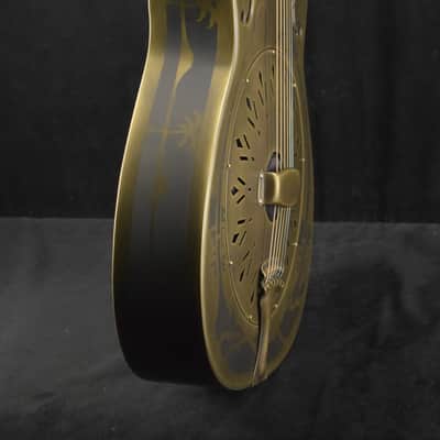National Style O 14-Fret Antique Brass Weathered Finish image 3