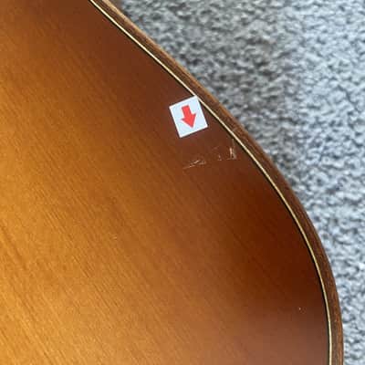 41 Inch Vintage Acoustic Guitar, Solid Spruce Top Body, Mahogany Neck, Rosewood Fingerboard image 16