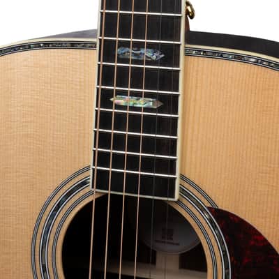 Henry's Acoustic Guitar - Monarch D24 Emperor Natural - Premium Dreadnought Guitar - Classic Design & Modern Elements image 3
