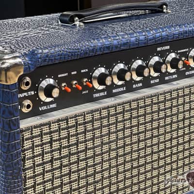 Amplified Nation Phoenix Fury 50W Head – Blue Croc image 3