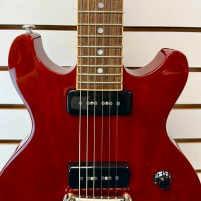 Gibson LP100 Les Paul Special Double Cut 2015 Heritage Cherry with Deluxe Case - Pre Owned image 6