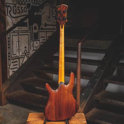 1991 Carl Thompson Custom 4 String Bass Guitar w/ OGB - Used image 5