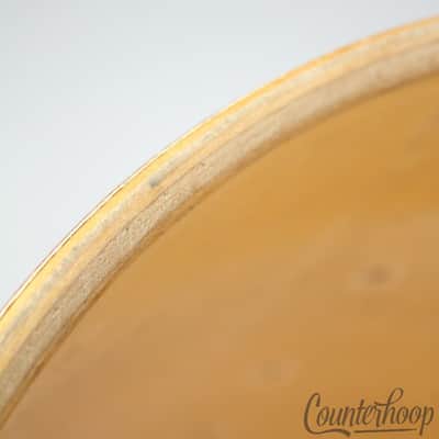 *Ludwig 12x15" Marching Snare/Tom Drum Shell 6Ply Maple Gold Sparkle Vintage 80s image 13