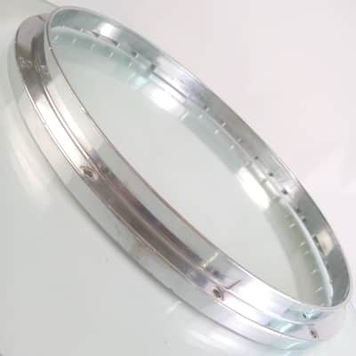 Yamaha 14" 12-Lug Snare Drum Batter Rim/Hoop 2lb 6oz Die-Cast Zinc Marching 80s image 2