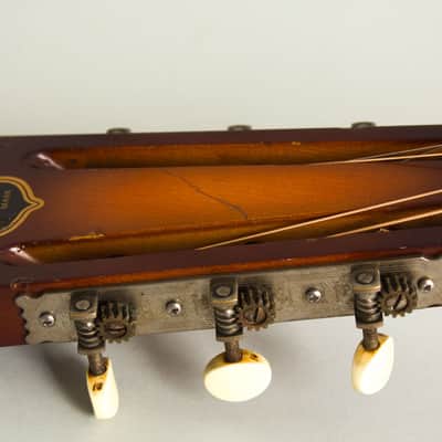 National  Style 0 Replicon Resophonic Guitar (2008), ser. #13863, original black hard shell case. image 15