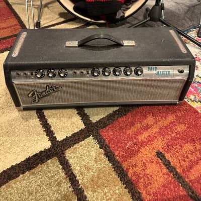 Fender Bandmaster "Drip Edge" 50-Watt 2-Channel Guitar Amp Head 1968 - 1969 Silverface image 7