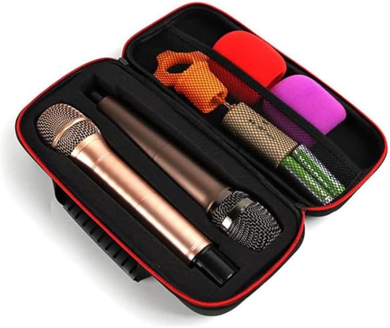 Case: Hard EVA Case for Handheld Dual Mic Bag Hard Carrying Travel Case image 1