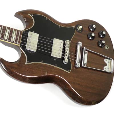 1971 Gibson SG Standard - Walnut Finish - Stop Tail Angus Young Vibe - Large Pickguard image 7