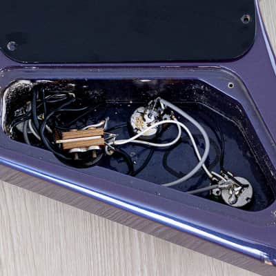 1993 Grover Jackson Randy Rhoads Standard V Blue Purple w/ DiMarzio DP100 Super Distortion image 15