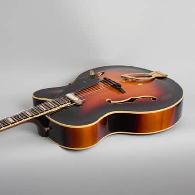 Guild A-350 Arch Top Acoustic Guitar (1966), ser. #46622, original black hard shell case. image 7