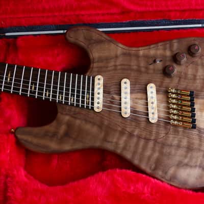 GB Liuteria Custom Petra 7 string fanned fibonacci series edition image 19