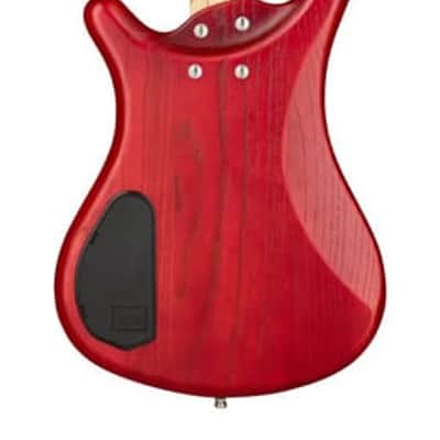 Warwick RockBass Corvette $$ | 4-String - Burgundy Red Transparent Satin image 3