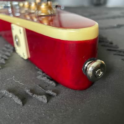 Samick Greg Bennett Design GT-2/TR Red Quilt Top Flying V | Reverb