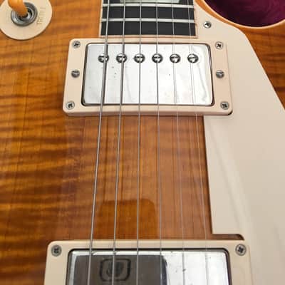 Gibson Les Paul Classic Premium Plus 1992 Amber Burst With OHSC image 4