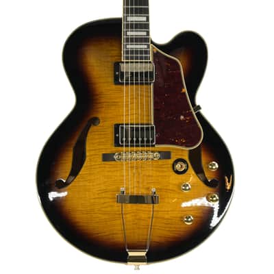 Ibanez AF95FM-AYS Antique Yellow Sunburst Hollowbody image 2