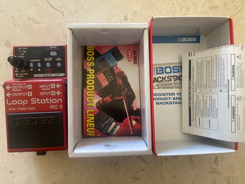 Boss RC-3 Loop Station 2011 - Present - Red image 1