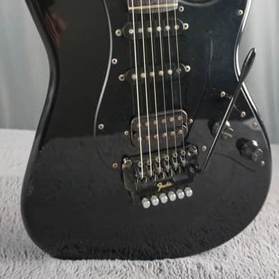 Fender Stratocaster Contemporary HSS Floyd Rose MIJ Fujigen E6 Black 1986-1987 image 1