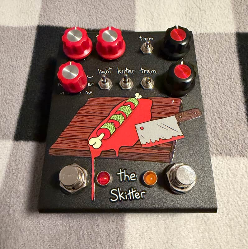 Champion Leccy The Skitter V3 Tremolo + Reverb Pedal (LTE) image 1