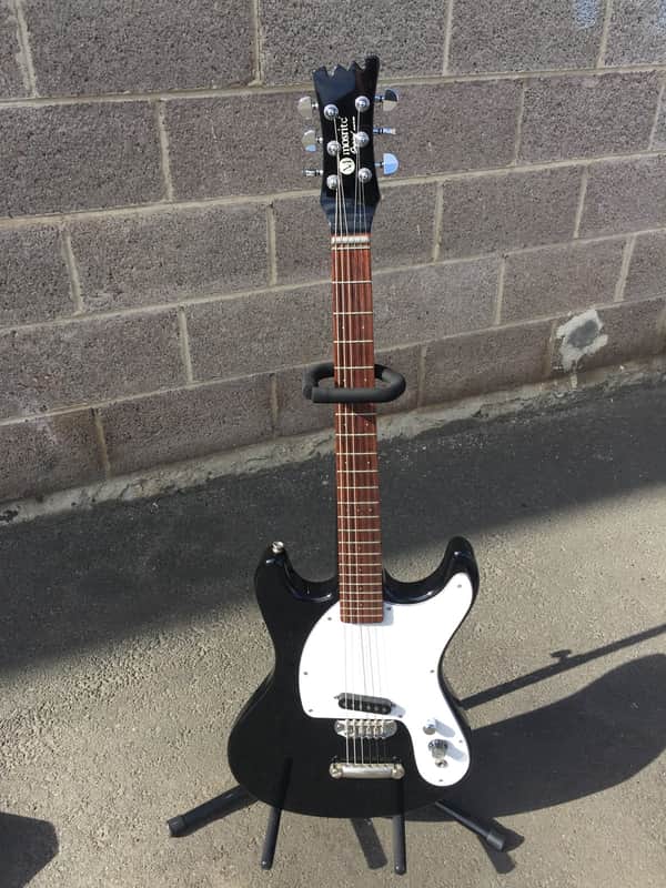 Mosrite mark 2 black reissue dimarzio usa assembled Dana Moseley serial number 1 image 1