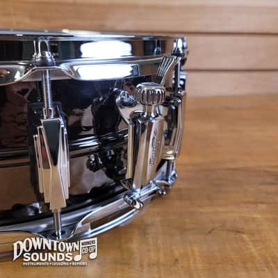 Ludwig 5” x 14” Black Beauty Snare Drum - Hammered Shell, Imperial Lugs (LB416K) image 3
