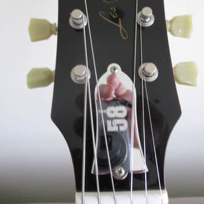 Gibson Les Paul Hot Rod 58 USA LTD 2008 Cherry Red with Translucent Ghost Flames image 2