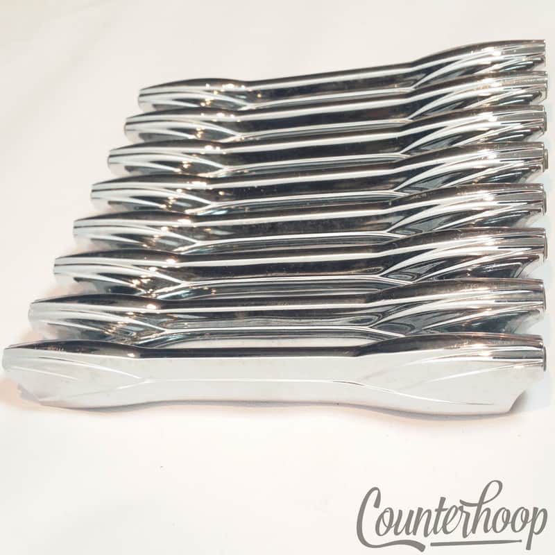 *Premier 8x Snare Drum/Marching/Bass Lugs 7 1/8"Long Diamond Chrome Vintage 70s* - Very Good / 6.95/24.95 image 1