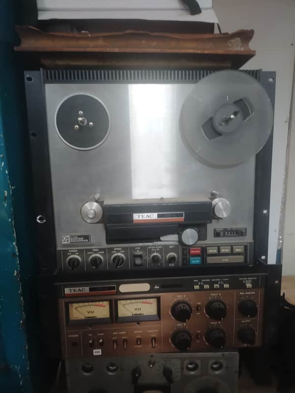 TEAC TASCAM Series 25-2 1/4" 2-Track Reel to Reel Tape Recorder 1975 - 1982 - Black image 1