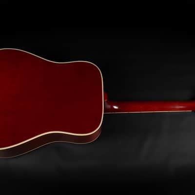 2008 Gibson Custom Shop Hummingbird TV True Vintage - Heritage Cherry Sunburst VOS | USA All Solid Square Shoulder 1960 Reissue Dreadnought Acoustic Guitar Limited Edition 1 of 167 Madagascar Rosewood | CoA OHSC image 10