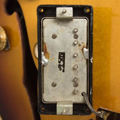 Gibson ES-175D Arch Top Hollow Body Electric Guitar (1962), ser. #49784, original black hard shell case. image 15